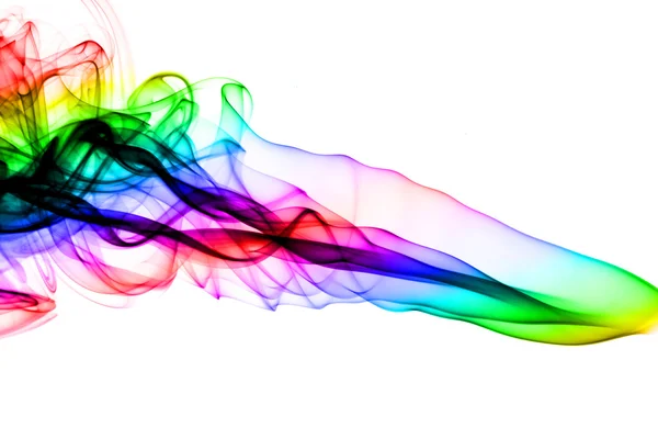 Astrazione. vortice di fumo colorato — Foto Stock