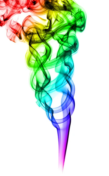 Abstrato sopro colorido de ondas de fumaça — Fotografia de Stock