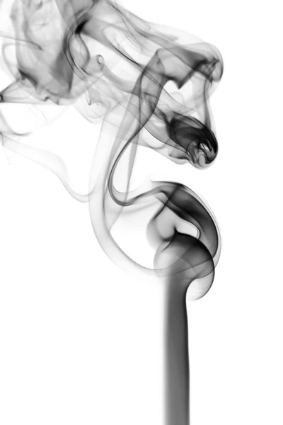Abstraction. fume pattern on white — Stockfoto