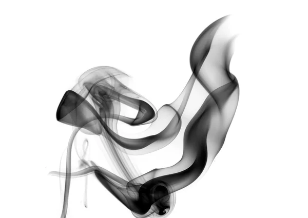 Abstraction. Smoke pattern on white — Stock Photo, Image