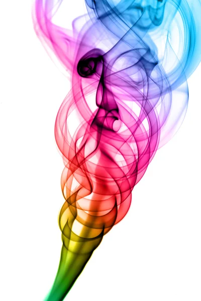 Gradient colored smoke swir — Stock Photo, Image