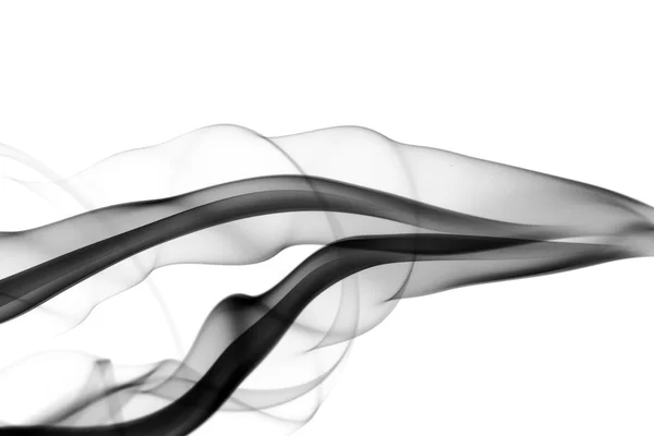 MAgic Ondas de humo abstractas sobre blanco — Foto de Stock