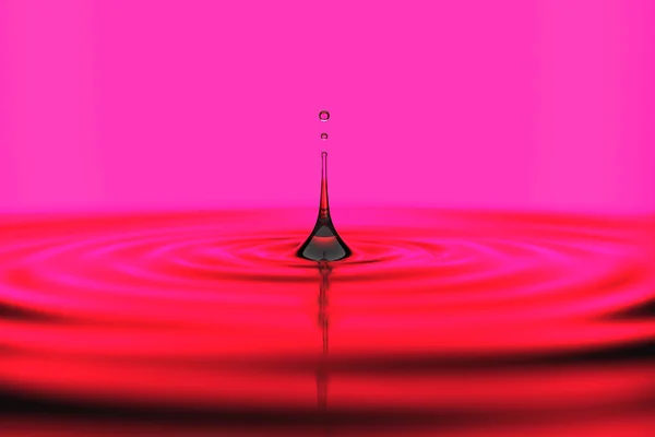水液滴のスプラッシュ — ストック写真