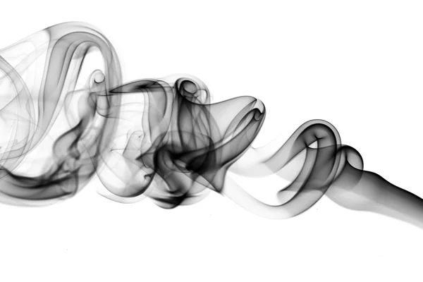 Magic Abstract fume waves on white — Stock Photo, Image