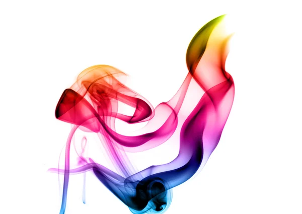 Abstração colorida. Padrão de fumo — Fotografia de Stock