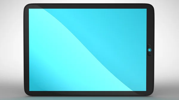 Vista horizontal do moderno Tablet PC — Fotografia de Stock