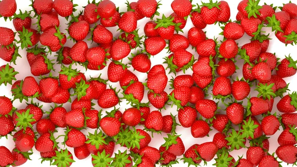 Texture fraise fraîche ou fond — Photo
