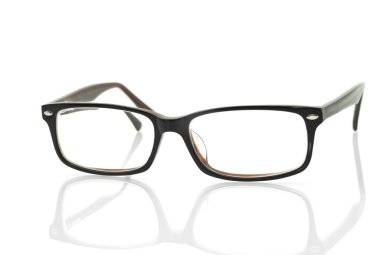 Modern glasses with reflection clipart