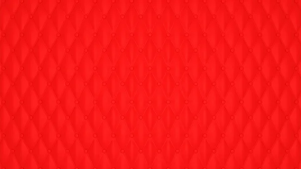 豪華な赤いボタン革パターン — ストック写真