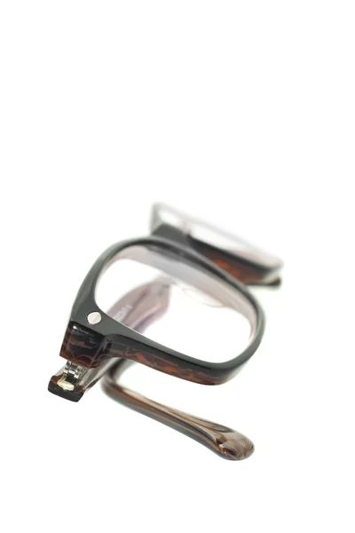 Modern eyeglasses on white — Stock Photo, Image