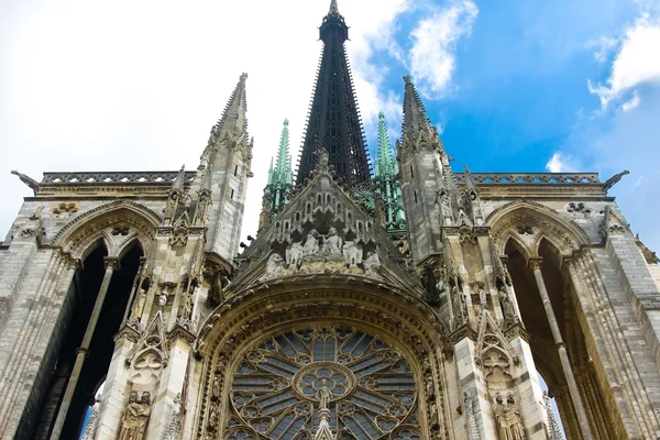 Vitrage katedrály notre dame v Rouenu — Stock fotografie