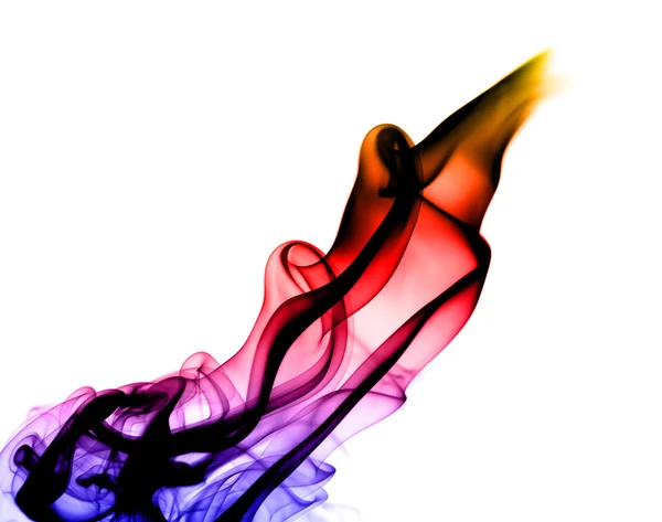 グラデーション色抽象煙 — ストック写真