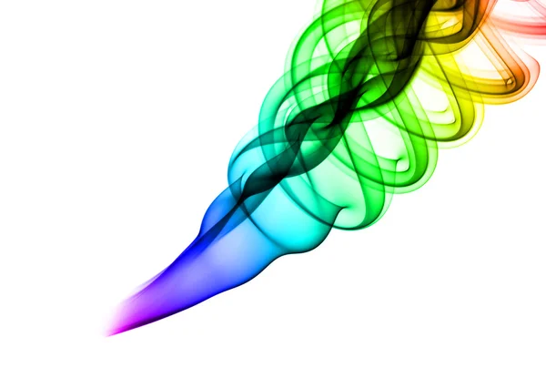 Formas de humo de color abstracto — Foto de Stock
