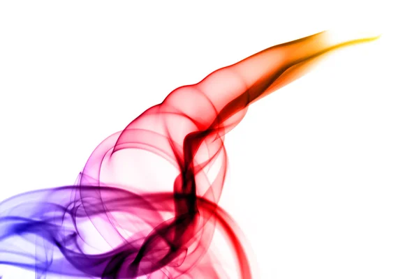 Forme di fumo colorate con gradiente — Foto Stock