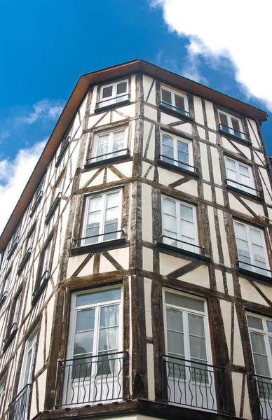 Old Studwork house facade in Rouen — Stock Photo, Image