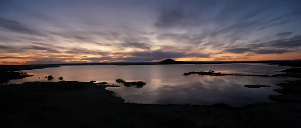 stock image Sunset at the lake