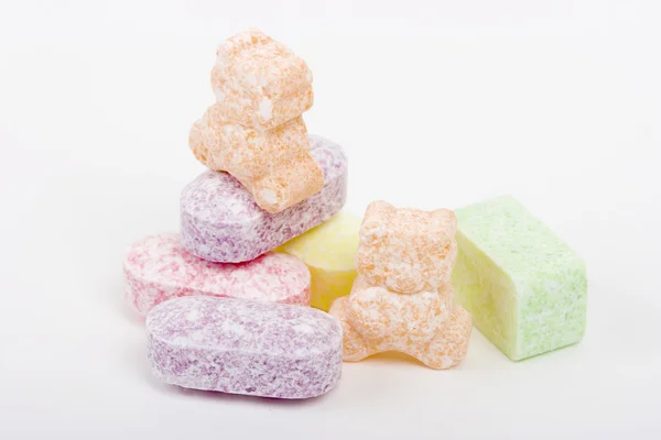 Cukierki kolorowe szelki — Zdjęcie stockowe