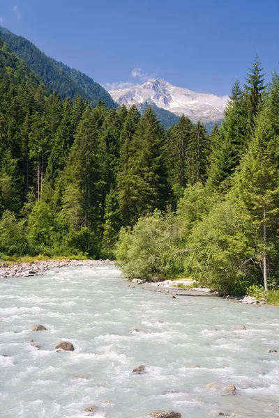 Sarca stream, Trentino, Italia — Foto Stock