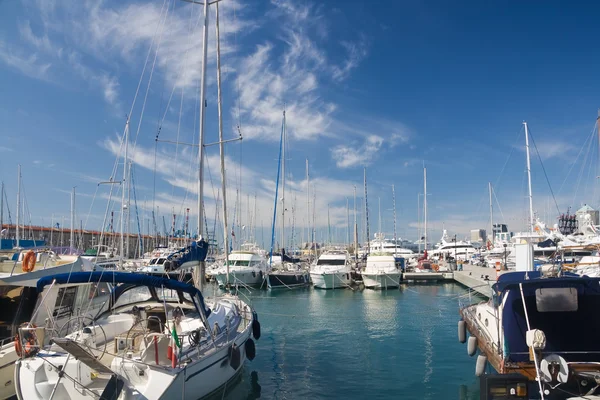 Yachthafen in Genua — Stockfoto