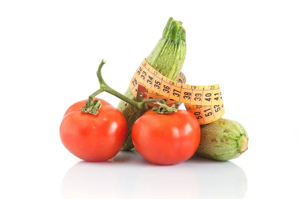 Zucchine e pomodori — Foto Stock