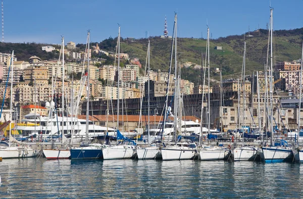 Vue de Gênes depuis le port — Photo