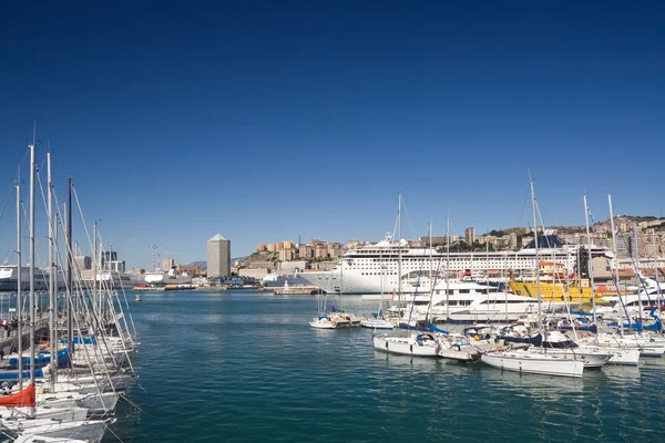 Genova, the marina — Stock Photo, Image