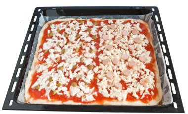 pizza ile pişirme pan