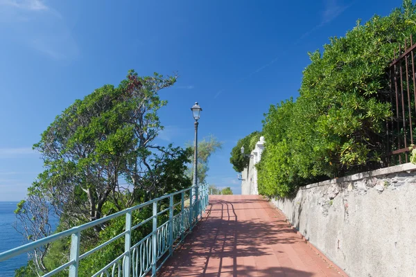 Genova Nervi promenade — Stockfoto