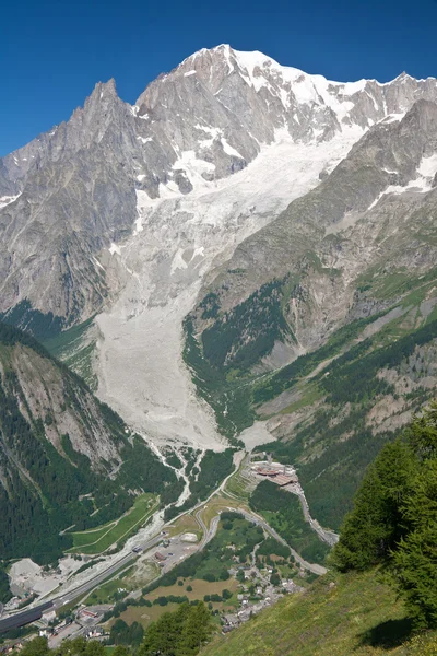 Mont Blanc - vertical — Stock Photo, Image