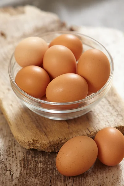 Taze kahverengi yumurta — Stok fotoğraf