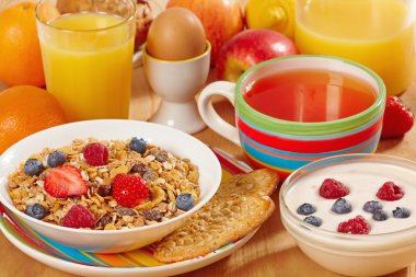 Healthy breakfast clipart