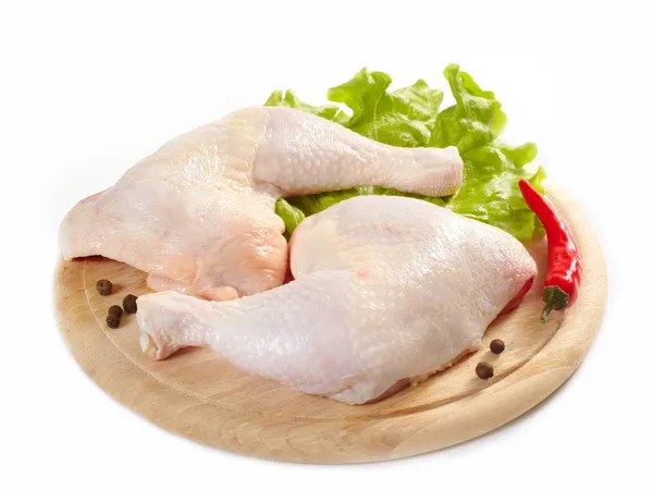 Syrové kuřecí stehna Stock Obrázky