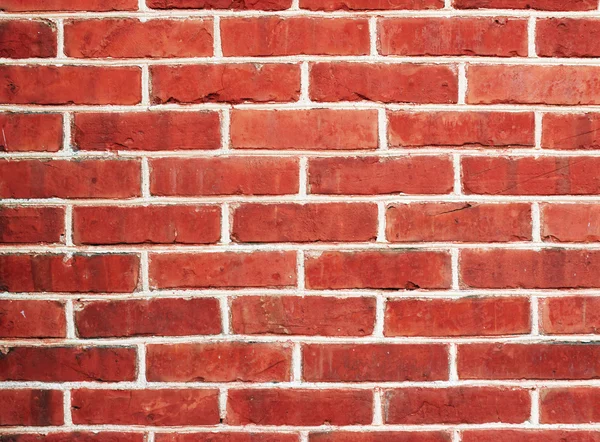 Muro di mattoni rossi — Foto Stock
