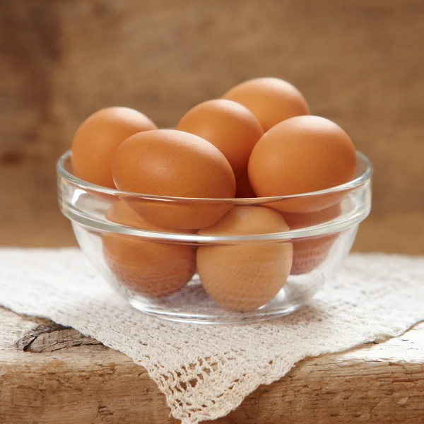 Brown eggs — Stock Photo, Image