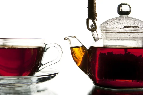 Teapot and cup — Stock Photo, Image