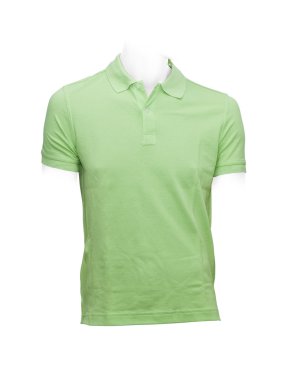 Men's green T-shirt clipart