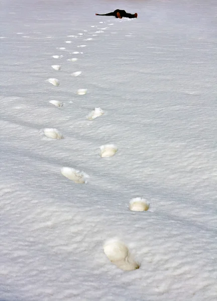 stock image Footsteps