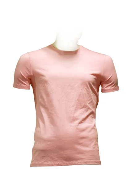 Erkek pembe T-shirt — Stok fotoğraf