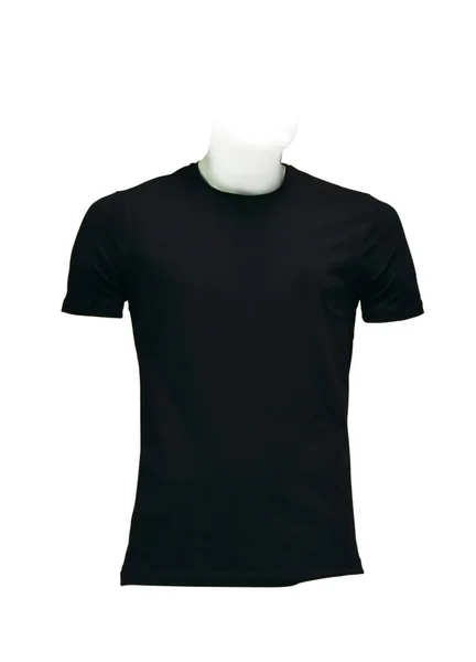 T-shirt preta masculina — Fotografia de Stock