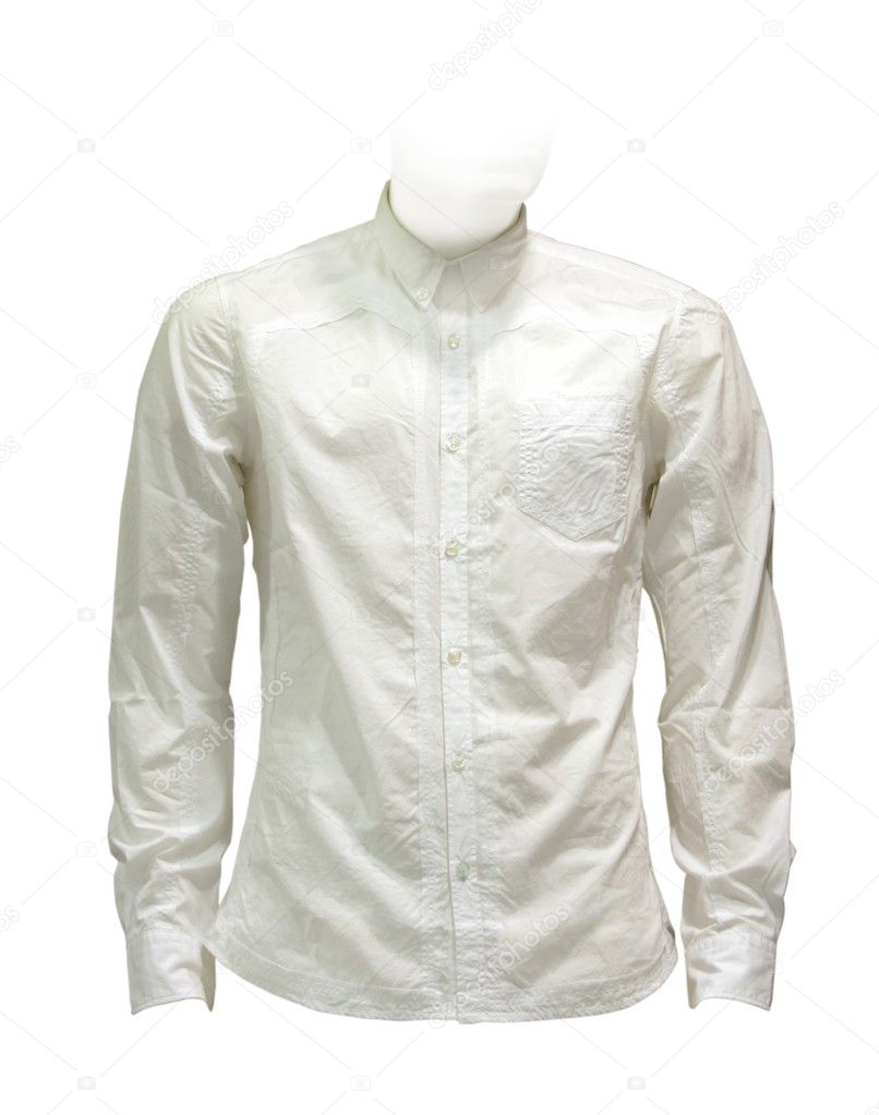 White shirt with long sleeves