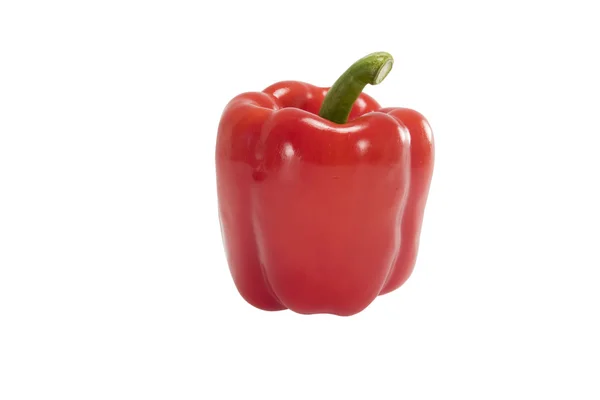 Ripe Red bell peppers on a white background — Stock Photo, Image