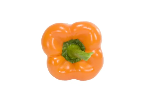 Gelbe Paprika auf weißem Hintergrund — Stockfoto