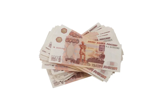 Billete de rublo ruso . — Foto de Stock