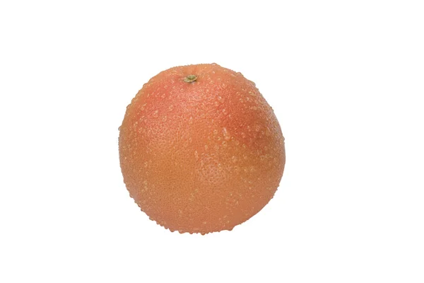 Rijp grapefruit op een witte achtergrond — Stockfoto