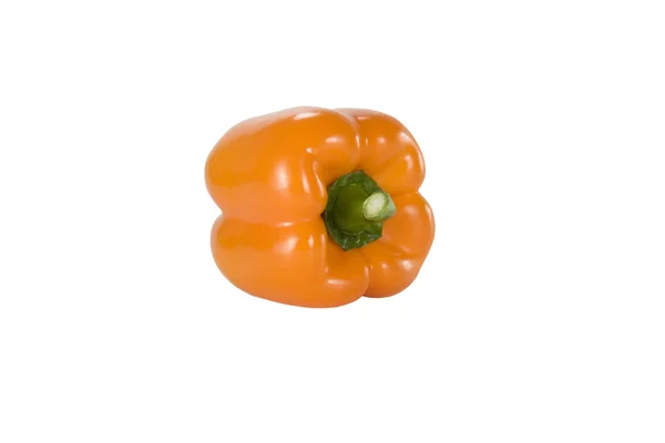 Gelbe Paprika auf weißem Hintergrund — Stockfoto