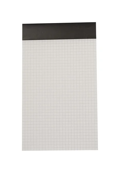 Blank notepad page in grid. — Stock Photo, Image