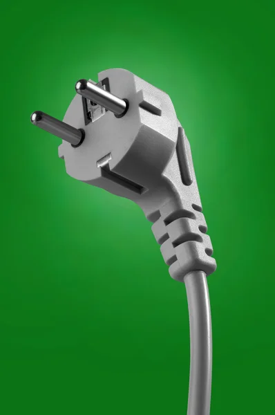 Электрический кабель с разъемом — стоковое фото