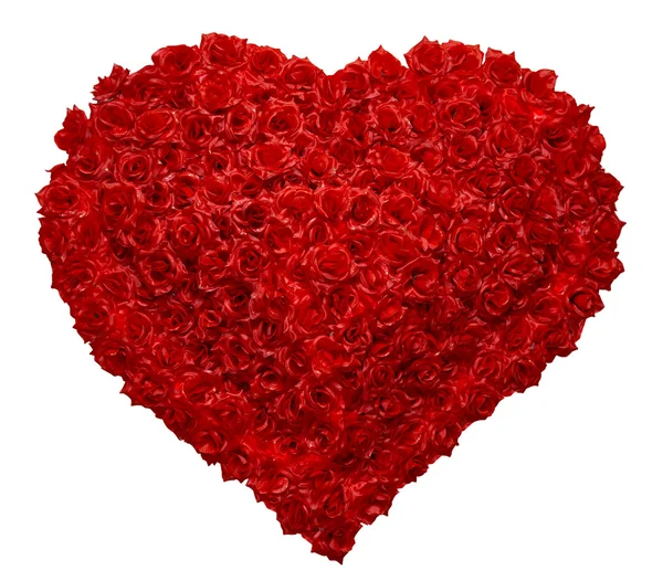 Valentines Day Rose Heart o — Stock Photo, Image