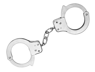 Pair of handcuffs clipart