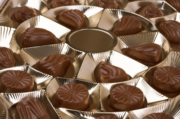 Caja con chocolates —  Fotos de Stock